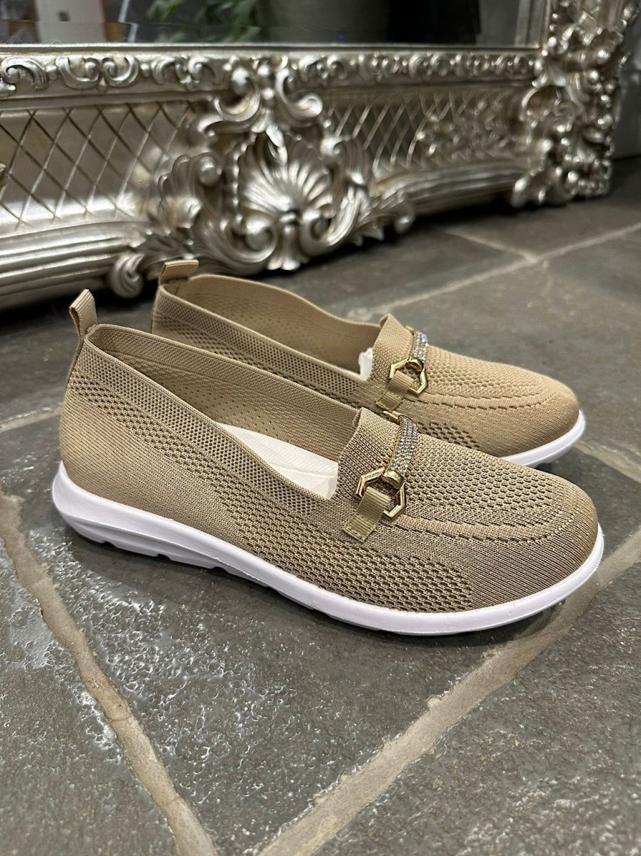 Footwear Bello star | Biscuit Comfort Fit Loafers