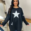 Clothing Prospero Long Sleeve | Black Multi Star Top Sally