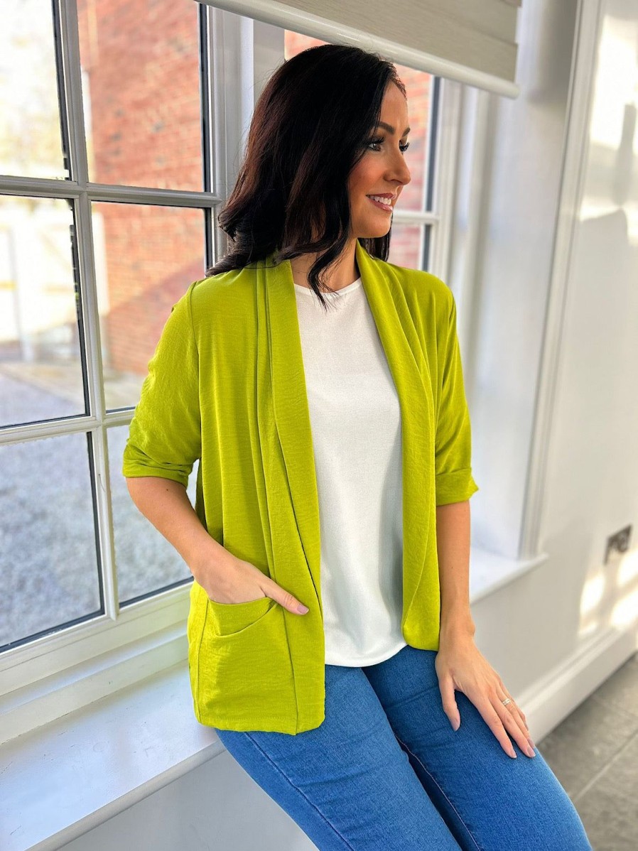 Clothing Paprika Jackets | Lime Lightweight Jacket Daphne