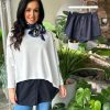 Clothing Hong Pronto Moda Shirts & Blouses | Navy Shirt Extender Erin