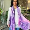 Bags & Accessories Twenty One Fashion | Purple Abstract Flower Print Scarf